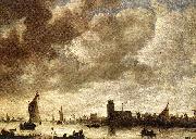 Jan van Goyen View of the Merwede before Dordrecht Sweden oil painting artist